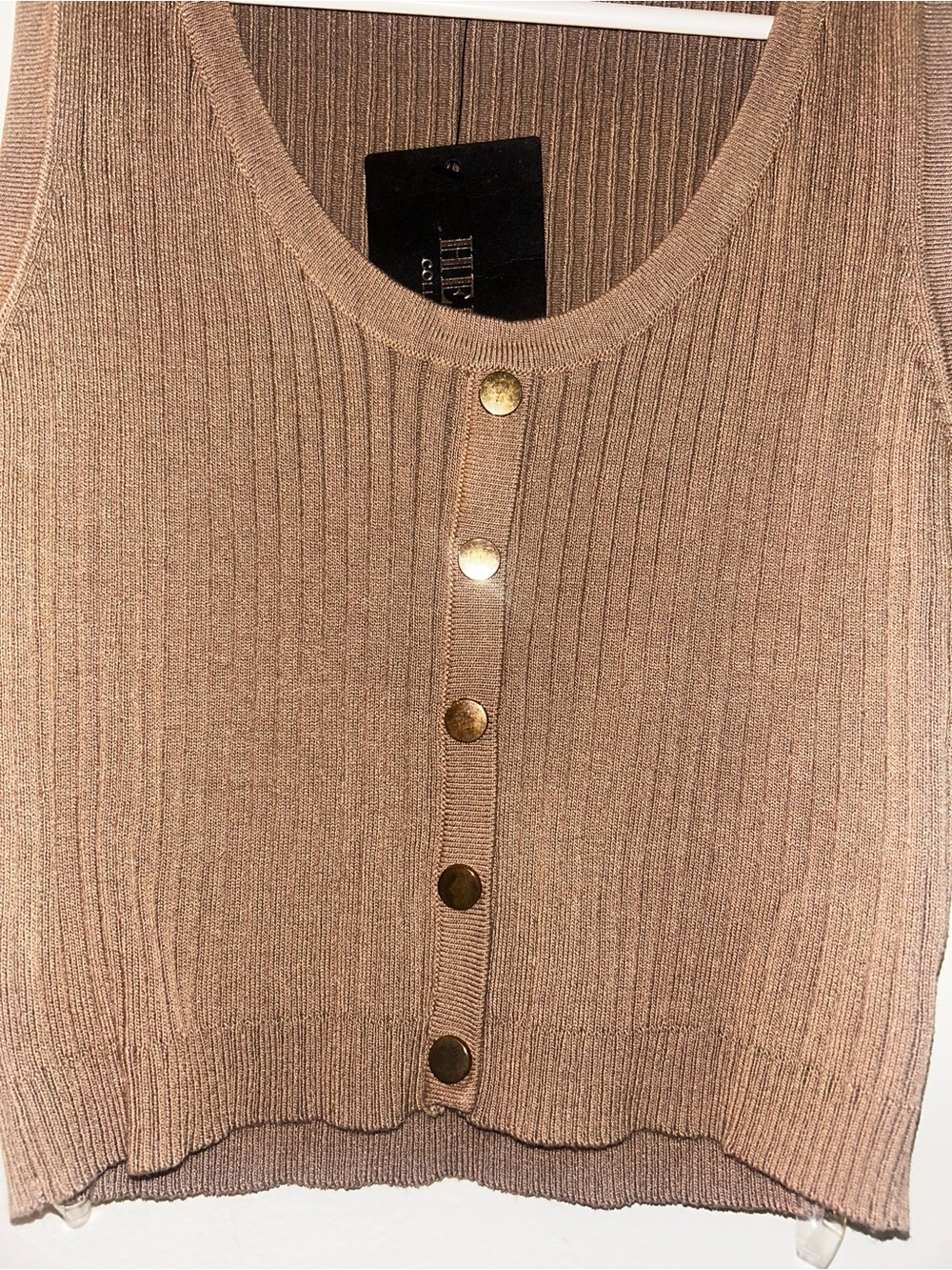 Hera Collection Cropped Ribbed Tank - Picture 3 of 6